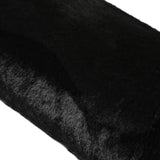 Maxbell Hand Warmer Pad Plush Sleeve Soft Cozy Suede Hand Warm for Bedroom Dormitory Black