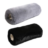 Maxbell Hand Warmer Pad Plush Sleeve Soft Cozy Suede Hand Warm for Bedroom Dormitory Black