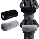 Maxbell Hand Warmer Pad Plush Sleeve Soft Cozy Suede Hand Warm for Bedroom Dormitory Black