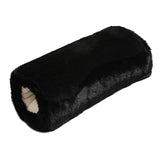 Maxbell Hand Warmer Pad Plush Sleeve Soft Cozy Suede Hand Warm for Bedroom Dormitory Black