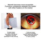 Maxbell Electric Heated Foot Warmer Folding Legs Warmer for home Office 5 Heating Setting