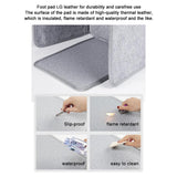 Maxbell Electric Heated Foot Warmer Folding Legs Warmer for home Office 5 Heating Setting