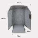 Maxbell Electric Heated Foot Warmer Folding Legs Warmer for home Office 5 Heating Setting