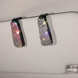 Maxbell Bling Bling Glasses Holders for Visor Car Glasses Hanger Mount Multicolor