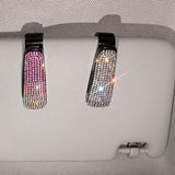Maxbell Bling Bling Glasses Holders for Visor Car Glasses Hanger Mount Multicolor