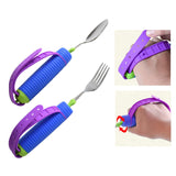 Maxbell Easy Grip Caring Utensils Adaptive Utensils 304 Stainless Steel Drinking Spoon