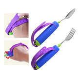 Maxbell Easy Grip Caring Utensils Adaptive Utensils 304 Stainless Steel Drinking Spoon