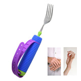 Maxbell Easy Grip Caring Utensils Adaptive Utensils 304 Stainless Steel Drinking Fork
