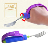 Maxbell Easy Grip Caring Utensils Adaptive Utensils 304 Stainless Steel Drinking Fork