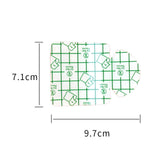 Maxbell 30x Heel Protector Sticker Clear Self Adhesive for High Heel Sandals Shoes