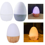 Maxbell Mini Air Humidifier with Colorful Night Light Auto Shut Off for Bedroom White
