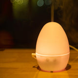 Maxbell Mini Air Humidifier with Colorful Night Light Auto Shut Off for Bedroom White