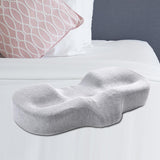 Maxbell Maxbell Cervical Pillow health Washable Cover for Protects Neck from Fatigue light grey