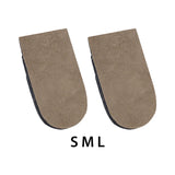Maxbell 1 Pair Height Increase Insoles Invisible Anti Slip for Men Women S