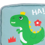 Maxbell Cartoon Sanitary Napkin Storage Bag Reusable Zippered Portable for Women Dinosaur