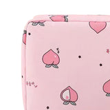 Maxbell Women Girls Sanitary Napkin Storage Bag Lovely for School Earphones Cards Pink Peach