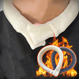 Maxbell Neck Warm Ring Microwavable Wearable Hands Free Warmer Heating Pad Gray