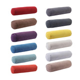 Maxbell Round Neck Pillow Hollow Cotton Soft Comfortable for Office Vertebra Car Rust red