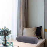 Maxbell Round Neck Pillow Hollow Cotton Soft Comfortable for Office Vertebra Car Jazz grey