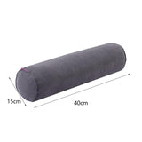 Maxbell Round Neck Pillow Hollow Cotton Soft Comfortable for Office Vertebra Car Jazz grey