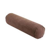 Maxbell Round Neck Pillow Hollow Cotton Soft Comfortable for Office Vertebra Car Dark coffee