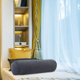 Maxbell Round Neck Pillow Hollow Cotton Soft Comfortable for Office Vertebra Car Blackish green