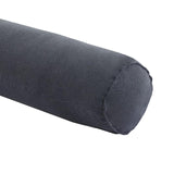 Maxbell Round Neck Pillow Hollow Cotton Soft Comfortable for Office Vertebra Car Blackish green