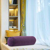 Maxbell Round Neck Pillow Hollow Cotton Soft Comfortable for Office Vertebra Car Deep purple