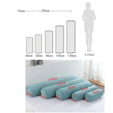 Maxbell Round Neck Pillow Hollow Cotton Soft Comfortable for Office Vertebra Car Lake blue