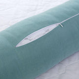 Maxbell Round Neck Pillow Hollow Cotton Soft Comfortable for Office Vertebra Car Lake blue