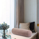 Maxbell Round Neck Pillow Hollow Cotton Soft Comfortable for Office Vertebra Car Light coffee