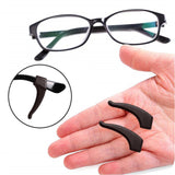 Maxbell 2 Pieces Anti Slip Eyeglass Ear Grip Hook Comfortable for Kids and Adults Brown