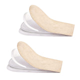 Maxbell 1 Pair Heel Lift Inserts Shoe Heel Pads Shock Absorption for Boots Sandals L