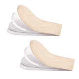 Maxbell 1 Pair Heel Lift Inserts Shoe Heel Pads Shock Absorption for Boots Sandals L
