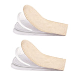 Maxbell 1 Pair Heel Lift Inserts Shoe Heel Pads Shock Absorption for Boots Sandals L