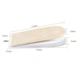 Maxbell 1 Pair Heel Lift Inserts Shoe Heel Pads Shock Absorption for Boots Sandals L