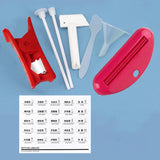 Maxbell 8in1 Cosmetic Samples Packing Tools Tubes squeezer for creams Cosmetic