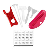Maxbell 8in1 Cosmetic Samples Packing Tools Tubes squeezer for creams Cosmetic