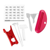 Maxbell 8in1 Cosmetic Samples Packing Tools Tubes squeezer for creams Cosmetic