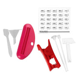 Maxbell 8in1 Cosmetic Samples Packing Tools Tubes squeezer for creams Cosmetic