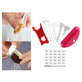 Maxbell 8in1 Cosmetic Samples Packing Tools Tubes squeezer for creams Cosmetic