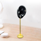 Maxbell Durable Earring Display Holder Human Ear Model Stud Holder Soft Silicone Black Left