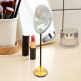 Maxbell Durable Earring Display Holder Human Ear Model Stud Holder Soft Silicone White Left