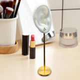 Maxbell Durable Earring Display Holder Human Ear Model Stud Holder Soft Silicone White Right