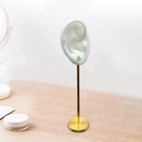 Maxbell Durable Earring Display Holder Human Ear Model Stud Holder Soft Silicone White Right