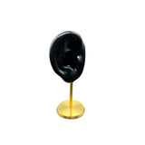 Maxbell Earring Display Stand Ear Model Stud Holder with Base for Birthday Showcase Black Right