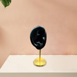 Maxbell Earring Display Stand Ear Model Stud Holder with Base for Birthday Showcase Black Right