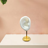 Maxbell Earring Display Stand Ear Model Stud Holder with Base for Birthday Showcase White Right