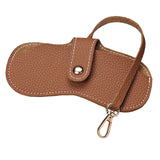 Maxbell Glasses Bag Protective Case Cover Box Portable for Travel Sunglasses Glasses Brown