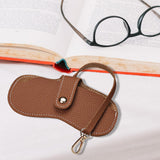 Maxbell Glasses Bag Protective Case Cover Box Portable for Travel Sunglasses Glasses Brown